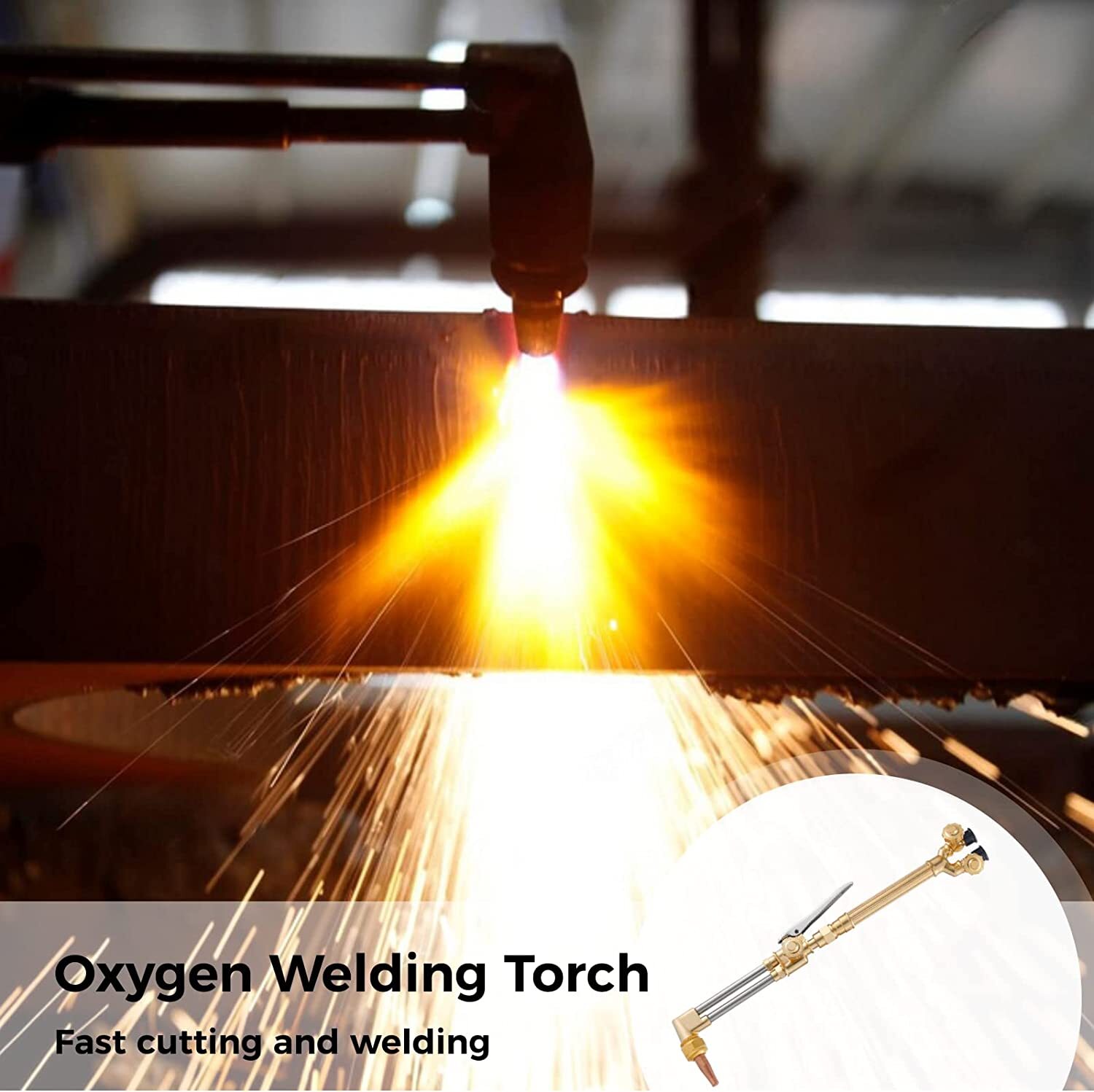 Victor Style CA1350, 100FC Oxygen/Acetylene Cutting Welding Torch Heavy Duty US