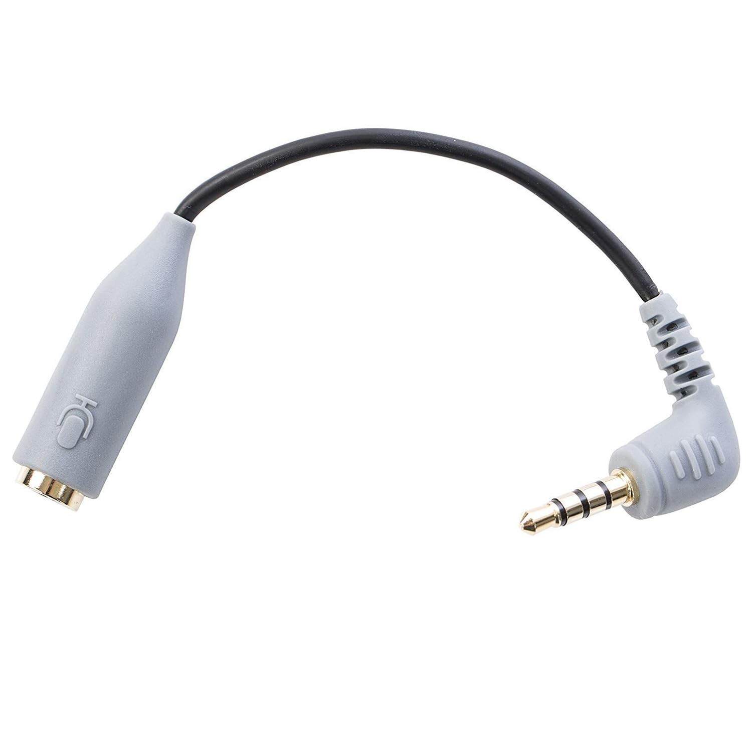 Universal TRRS Adapter for Microphones Compatible with iPhone and Android Dev...