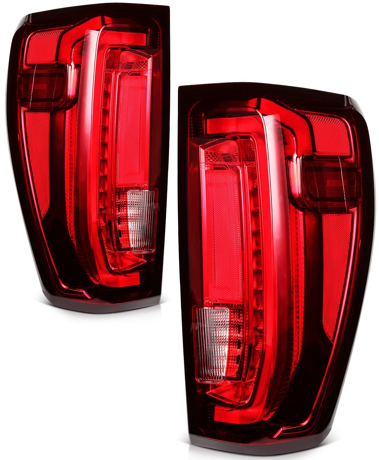 For GMC Sierra 1500 2019-2023 Full LED Tail Lights Assembly Pair Brake Turn Lamp