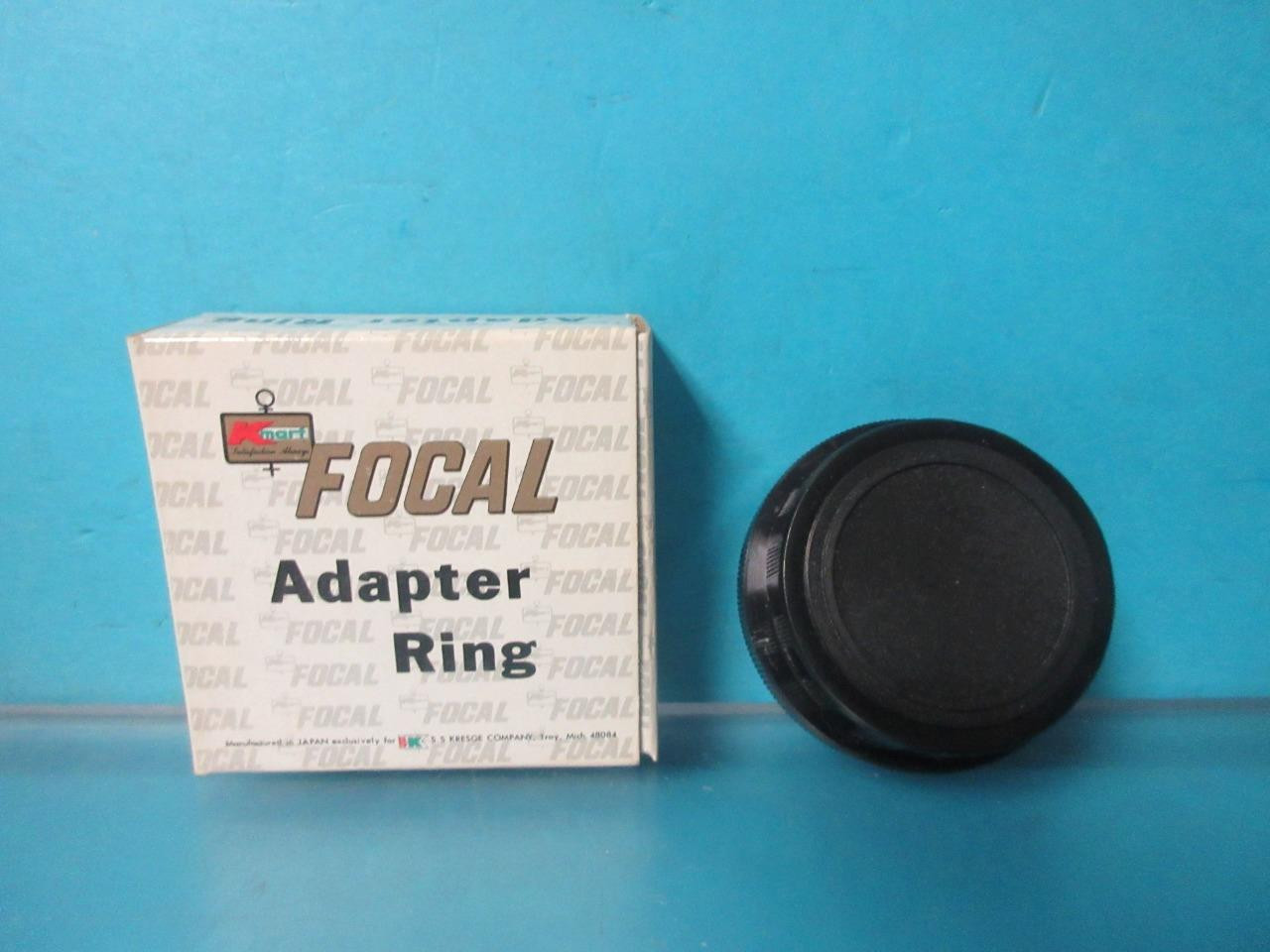 NOS NEW VINTAGE KMART FOCAL ADAPTER RING FOR NIKON 20-05-87 W/ COVER RARE CAMERA
