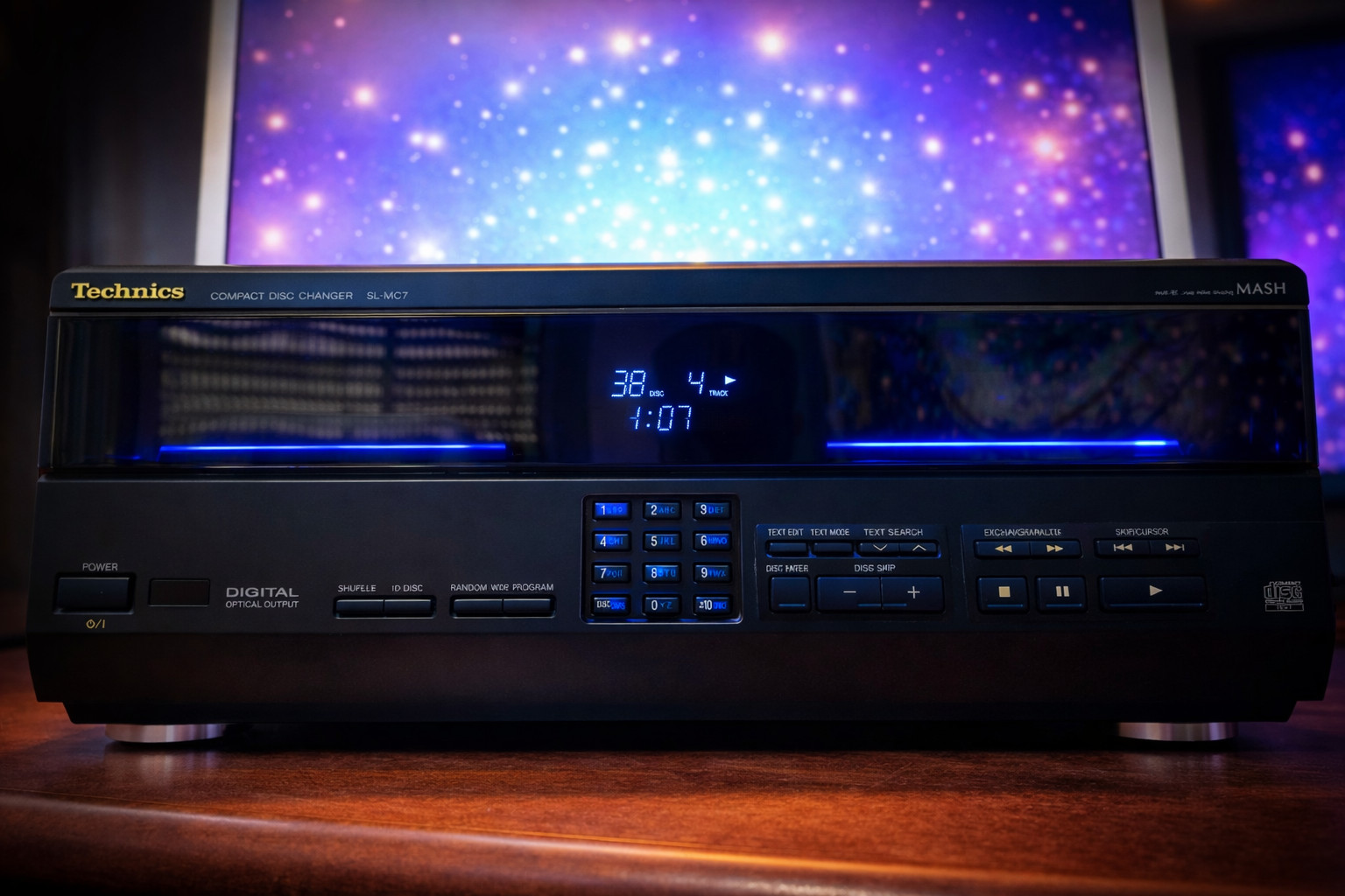Technics SL-MC7 🌈RaRe🌈 Vintage CD Changer (100 Compartments)
