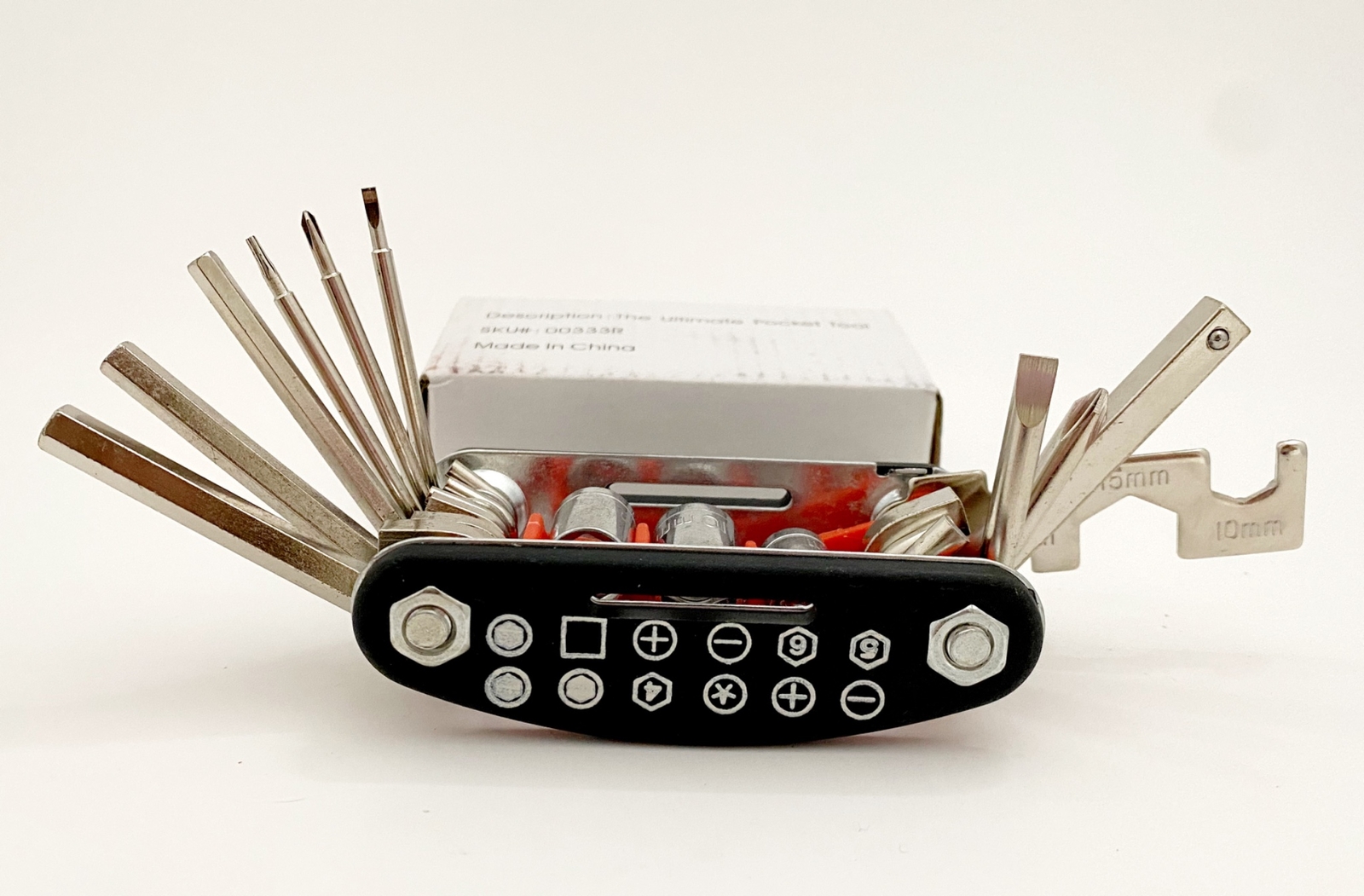 New In Package Handy On the Go Ultimate Pocket Tool 10 in 1 With sockets