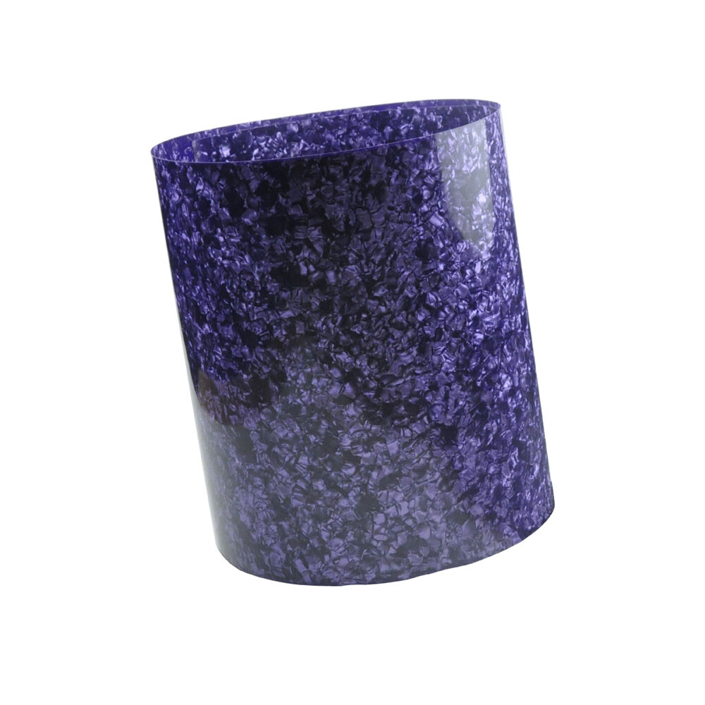 16" x 60" Drum Wrap 0.46mm Musical Instrument Deco Sheet Pearl Purple
