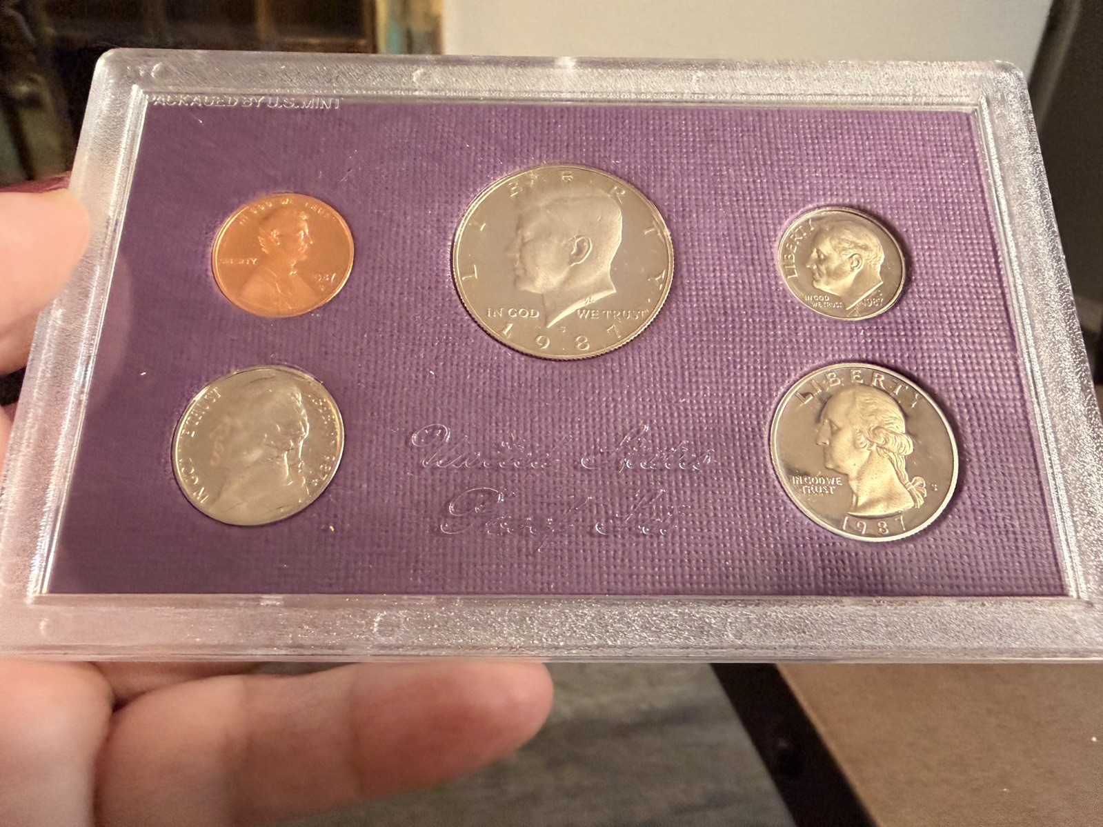 1987 Clad Proof Set U.S. Mint Original Government Packaging OGP
