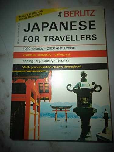 Berlitz Japanese for Travel - Paperback, by Berlitz - Very Good