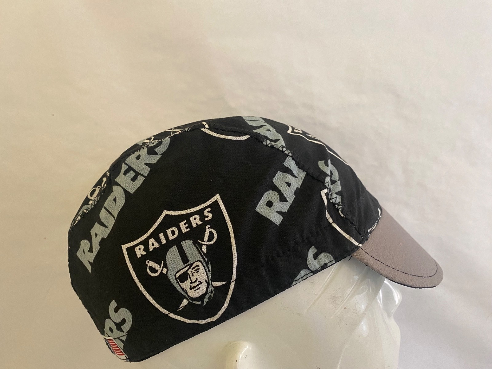 cycling caps Las Vegas Raiders handmade n USA