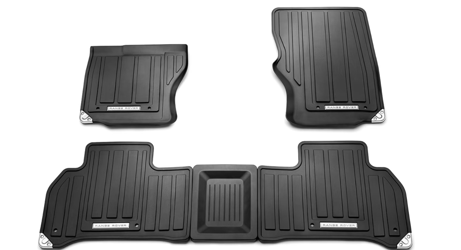 Range Rover Rubber Floor Mats - LHD, LWB, 18MY+ - VPLGS0446PVJ