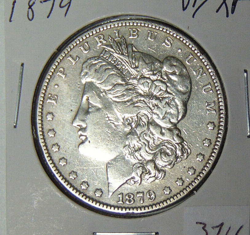 1879 Morgan Silver Dollar VF/XF Detail Philadelphia Mint Coin (11.122)