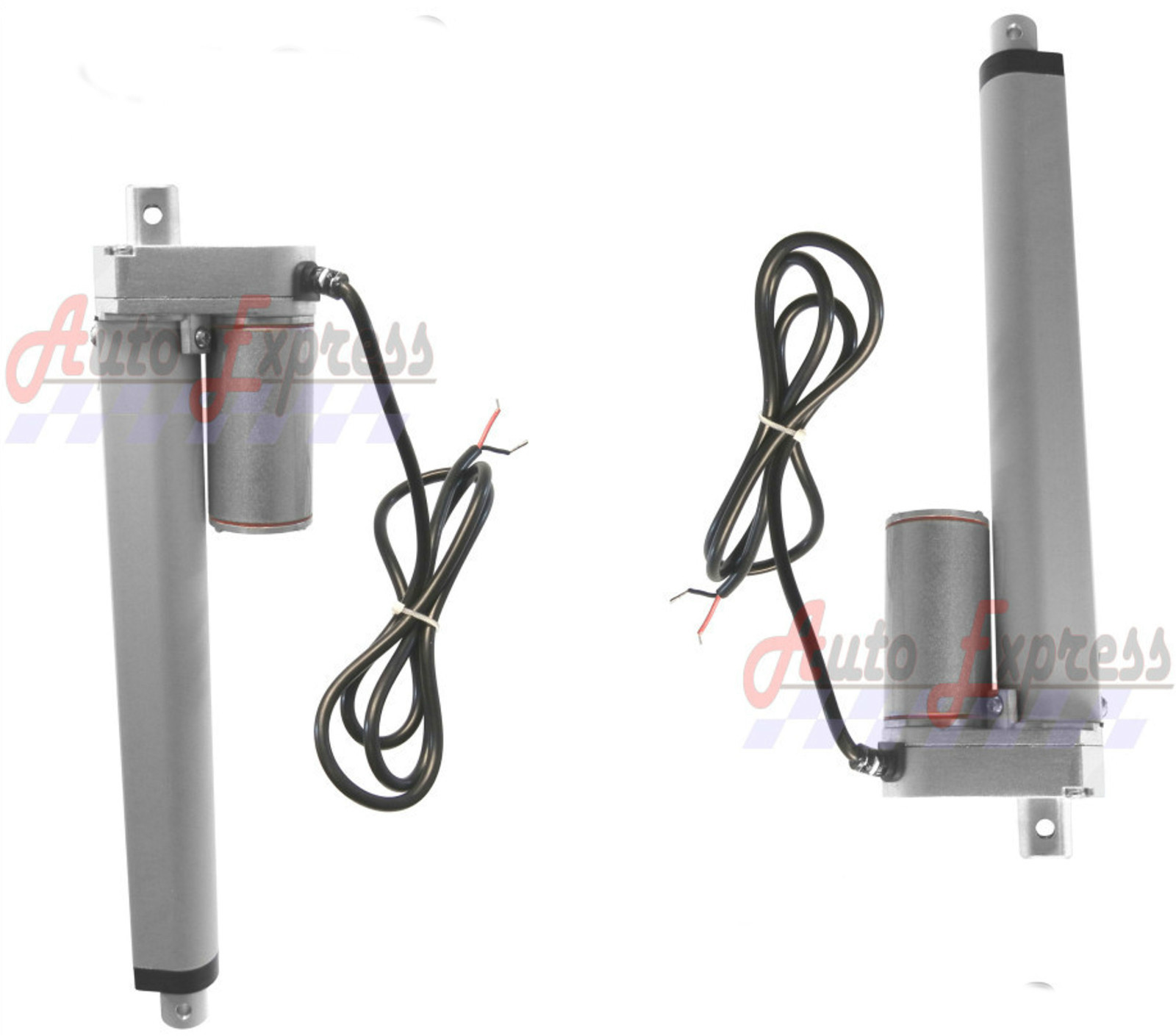 2 Heavy Duty 8" inch Linear Actuator Stroke 200 Pound Max Lift 12 Volt DC Set