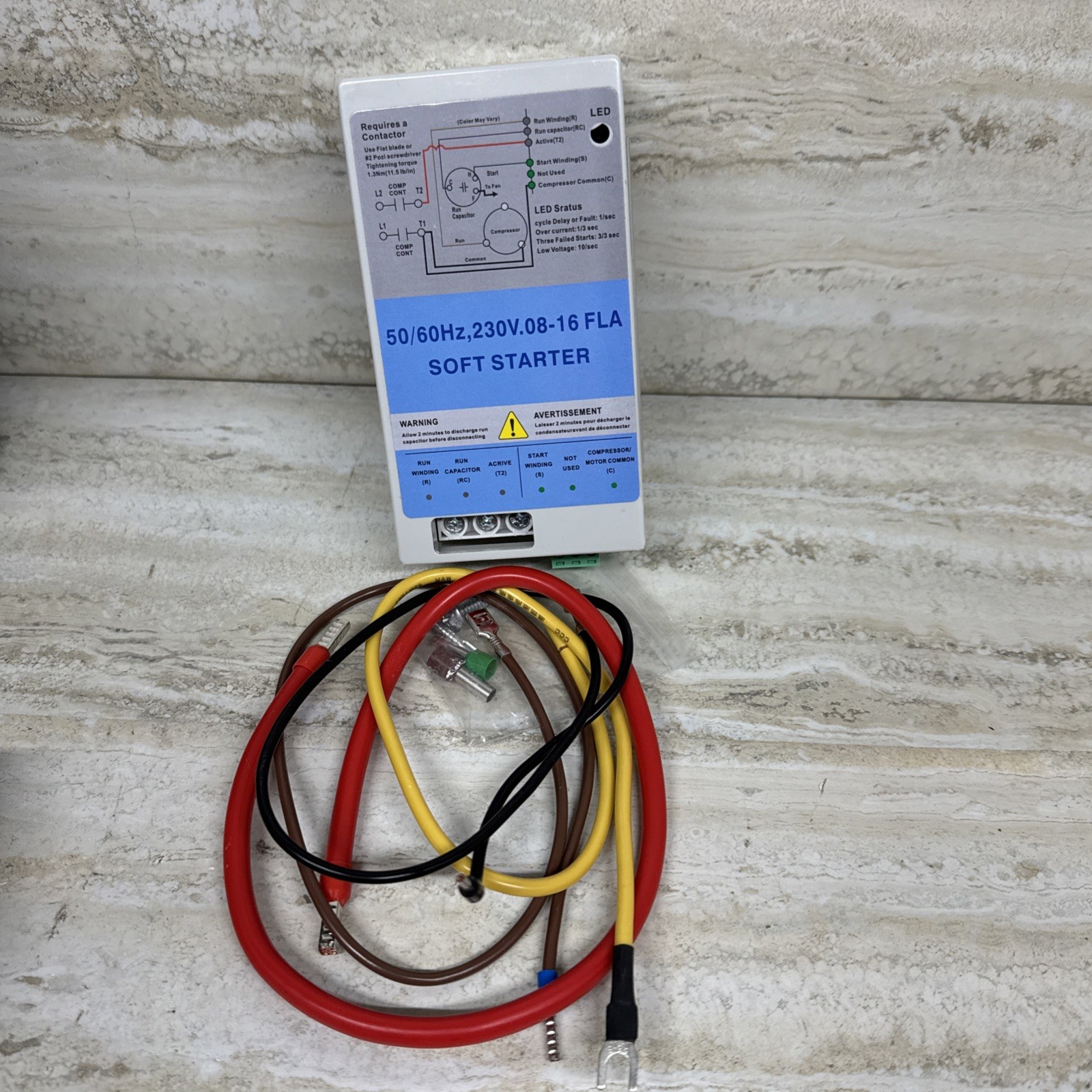 Air Conditioner Soft Start Air Conditioning Auxiliary Starter 8-16a L28 Open box