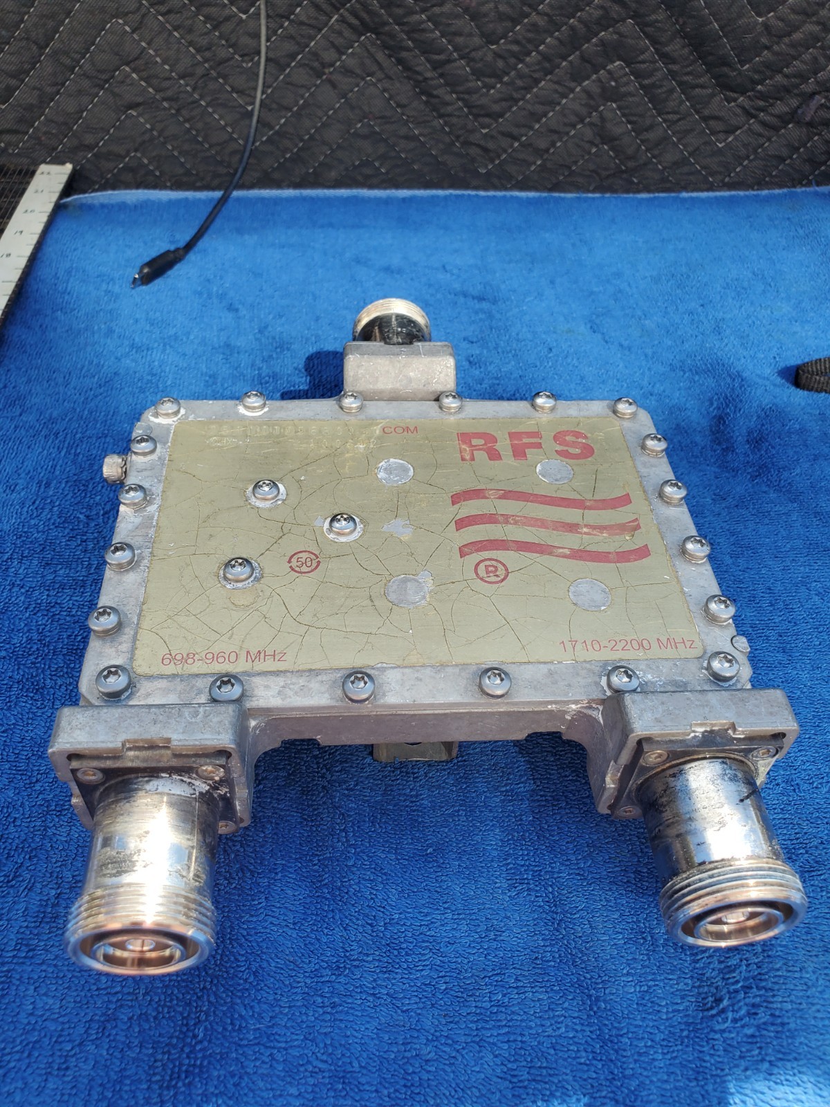 RFS Cellular Cross-Band Coupler Diplexer 698-960 / 1710-2200 MHz 7-16 DIN Male