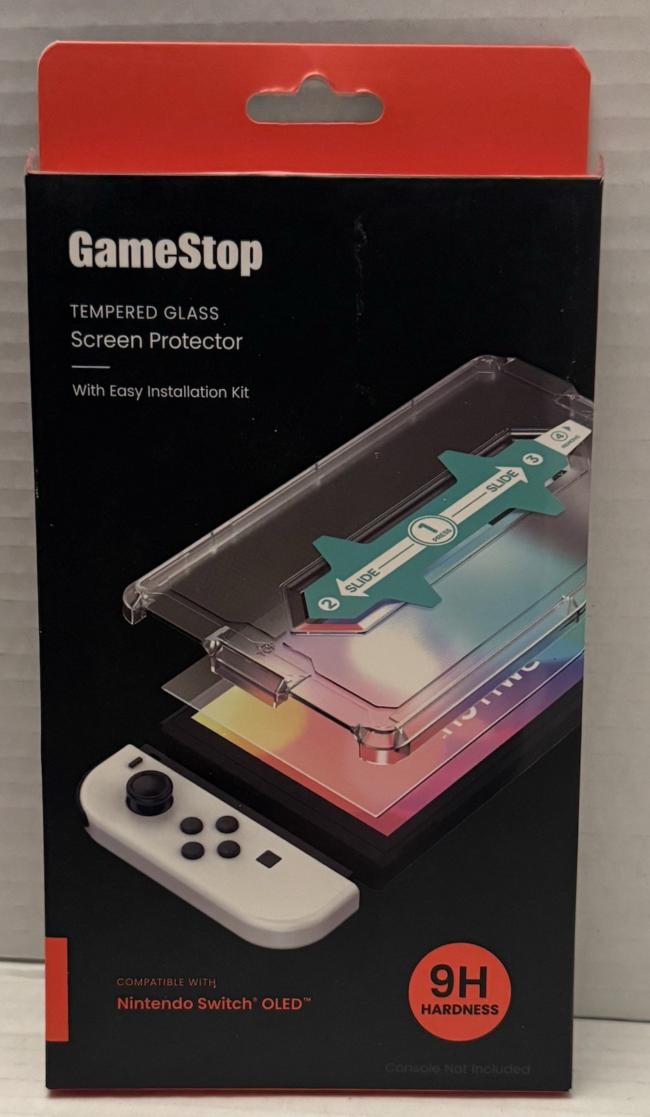 Nintendo Switch Oled Screen Protector  -  Tempered Glass Wit Installation Kit