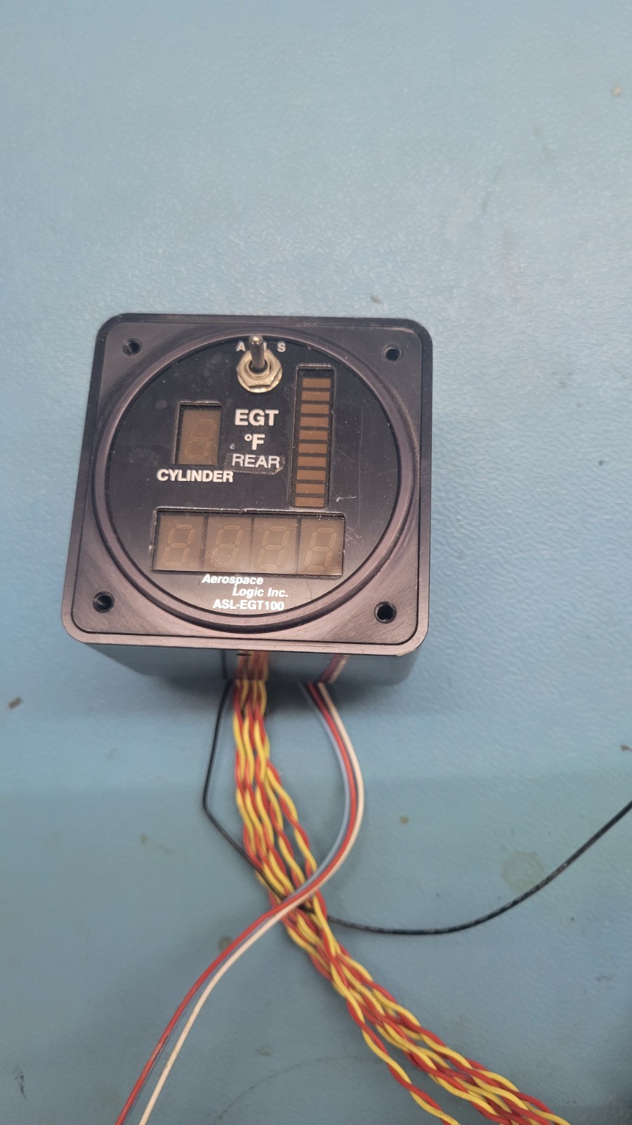Aerospace Logic EGT-100-6 6-Cylinder Exhaust Gas Temp Gauge Indicator ASL-EGT100