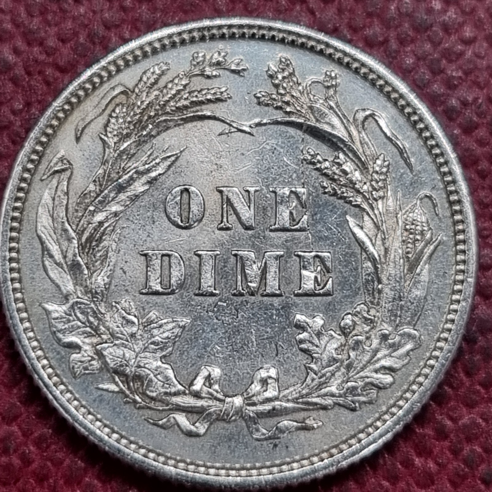 1892 PROOF Barber Dime 10c UNC Uncirculated #100157