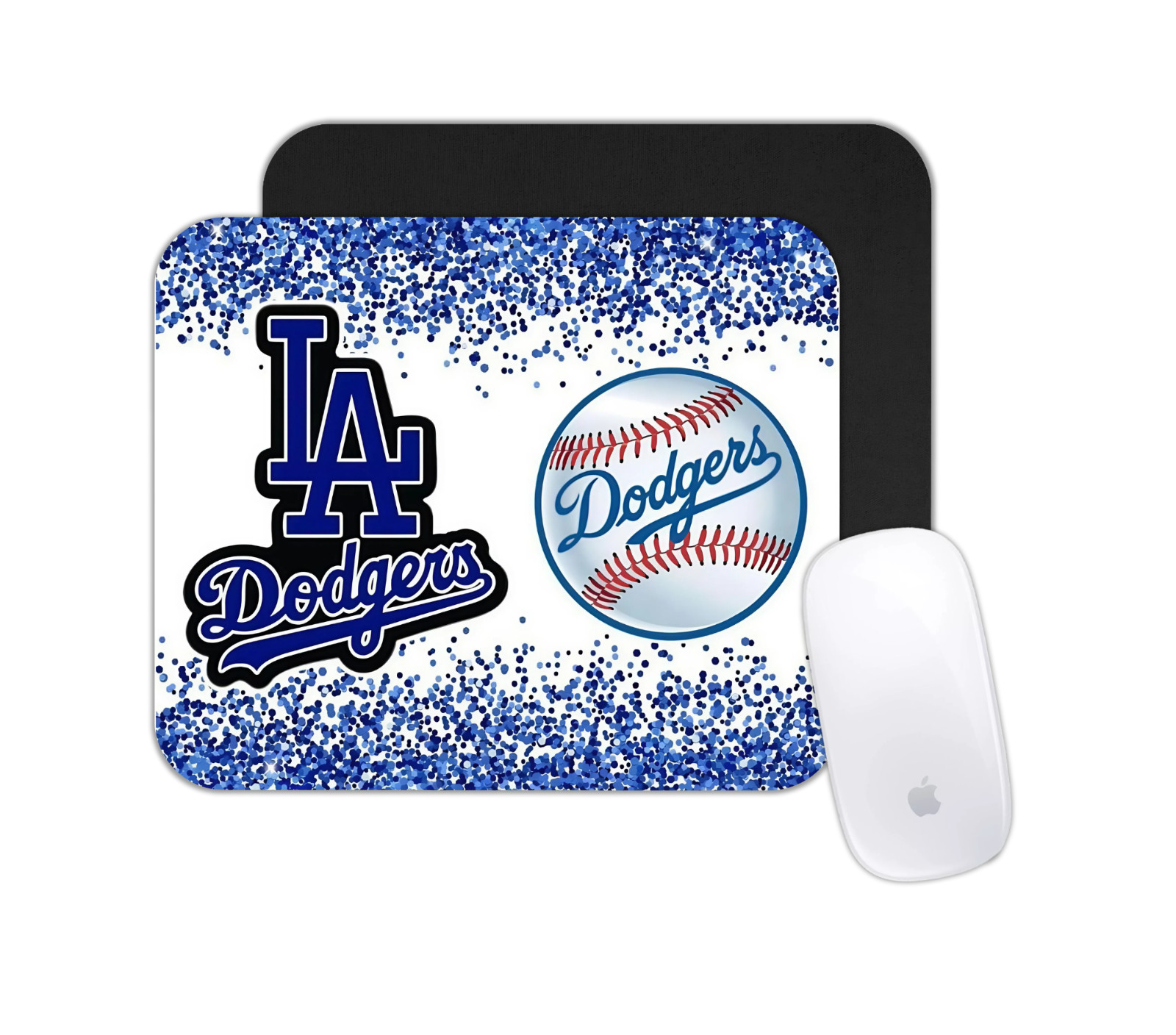 LA Dodgers Baseball Theme Mouse Pad Sports Desk Office Mat Fan Gift