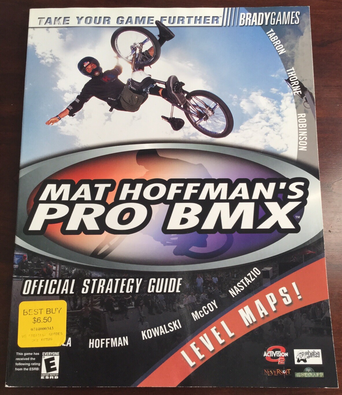 Playstation Max Hoffman’s Pro BMX Strategy Players Guide Brand New! Never Used!