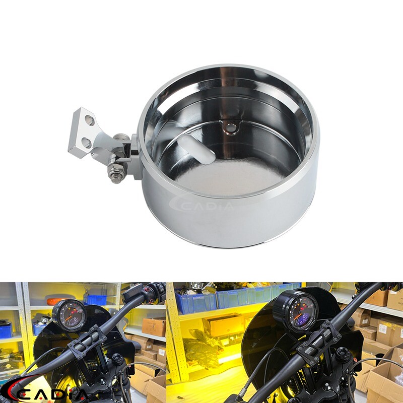 For Harley Softail Low Rider S FXLRS T-Bar Digital Gauge Mount Relocation Kit