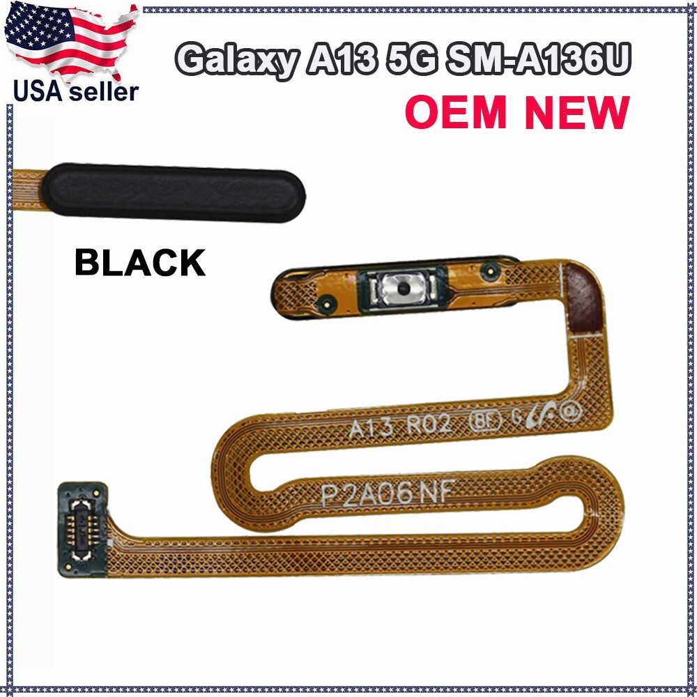 Original Power Button Fingerprint Flex Cable For Samsung Galaxy A13 5G SM-A136U
