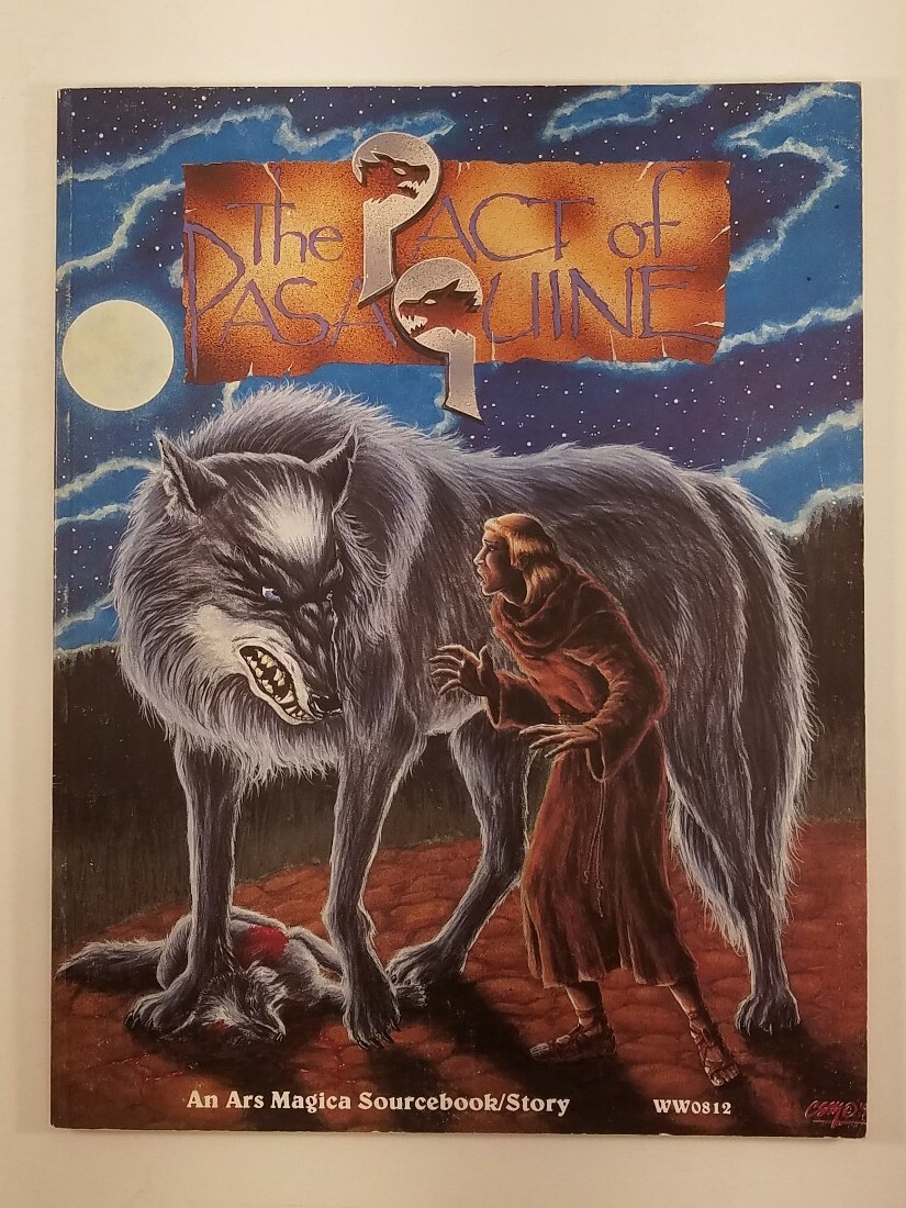 Ars Magica The Pact of Pasaquine SC RPG NEW Fantasy Roleplaying Supplement