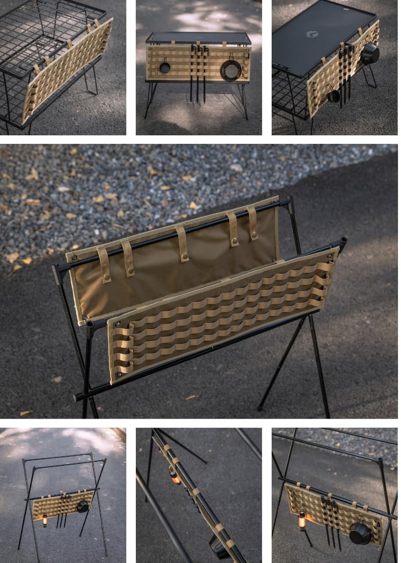 MOLLE Panel Sheet for Camp Table Field Rack Loop Tactical BG-589