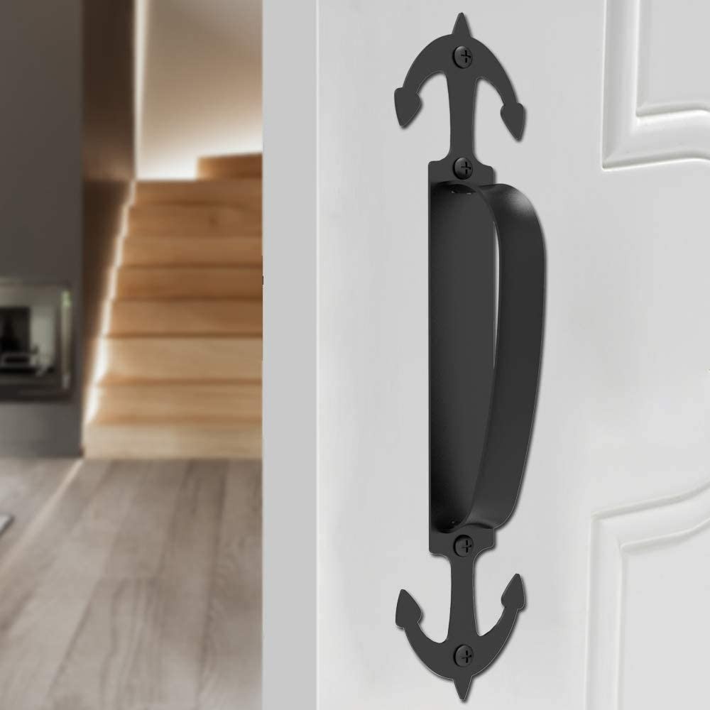 Retro Anchor - Shaped Door Handle Infuse Marine Charm Black Fashionable Durable