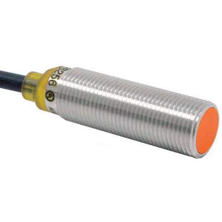 Ifm Ifs258 Cylindrical, Inductive Proximity Sensor, 12 Mm Dia., Brass, 2 M,