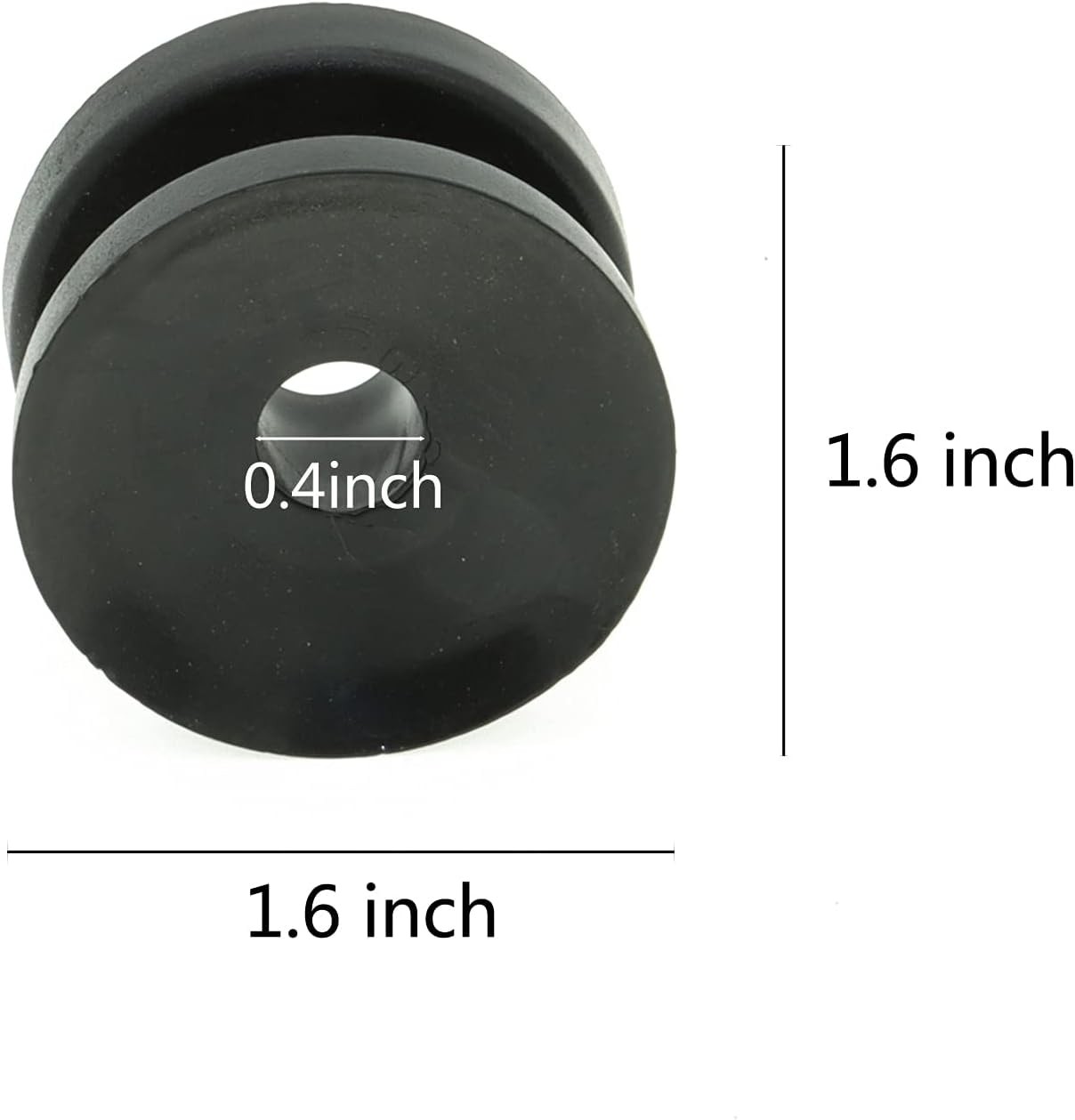 20Pcs Black Circular Ring Corner Post Electric Fence Insulator | Polyrope Ins...