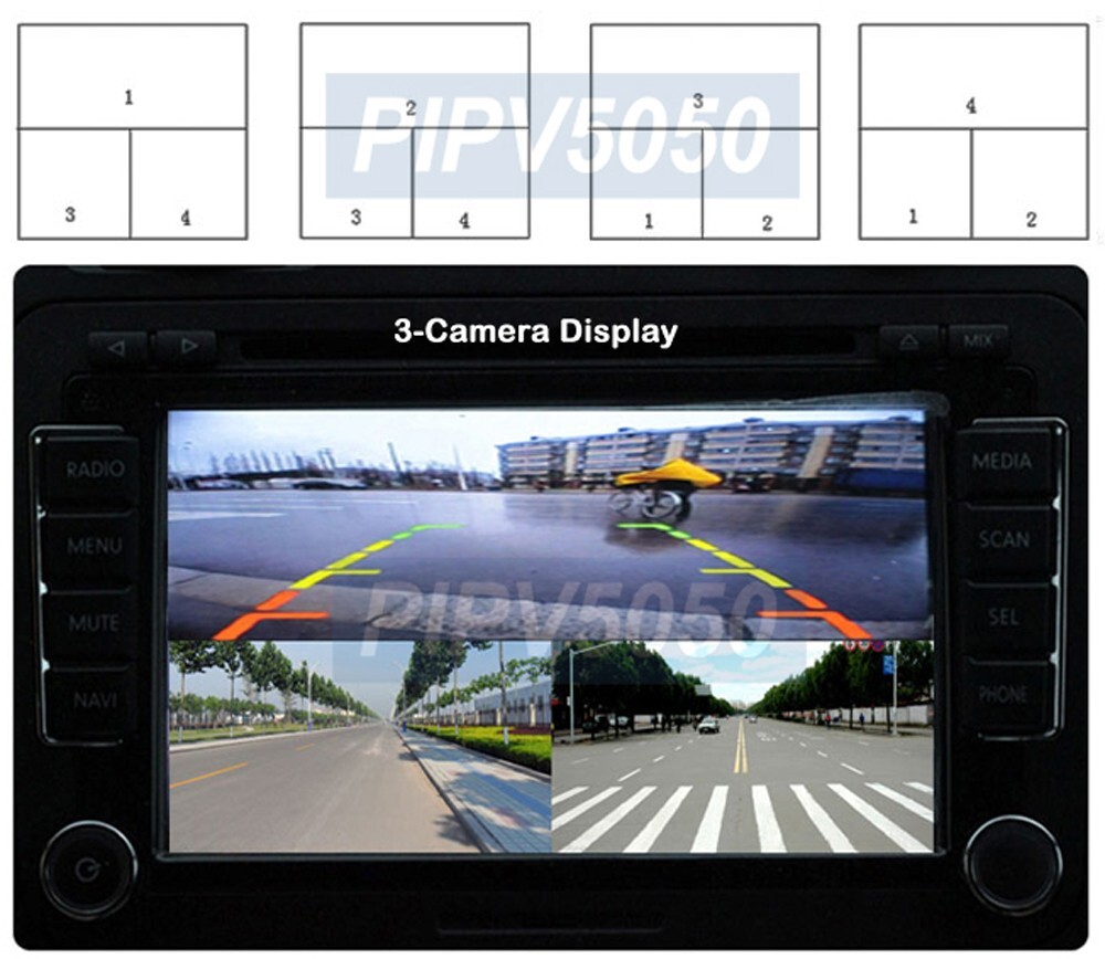 Quad Channel BNC Video Processor With IR Remote