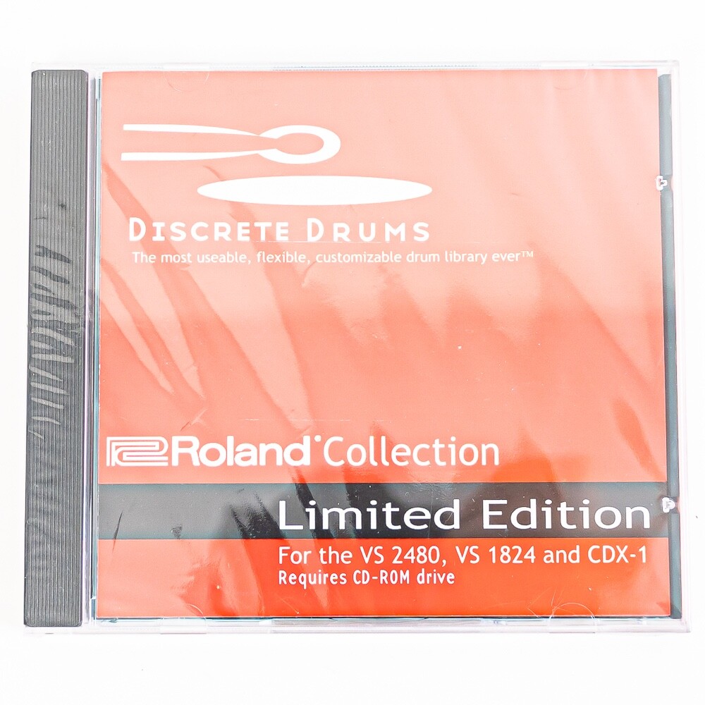 Roland Collection Limited Edition Discrete Drums CD for VS2480 VS1824 & CDX-1
