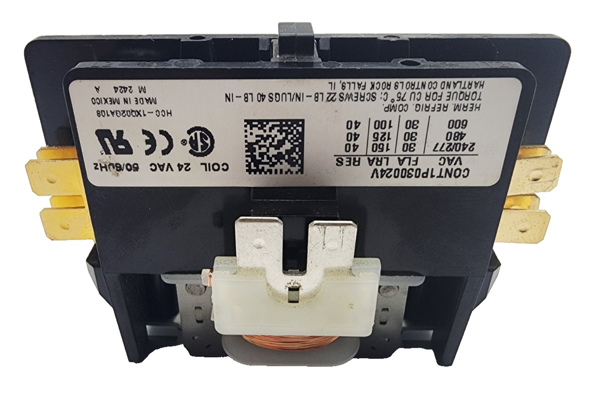 Hartland Controls HCC-1XQ02GA108 Condenser Contactor CONT1P030024V