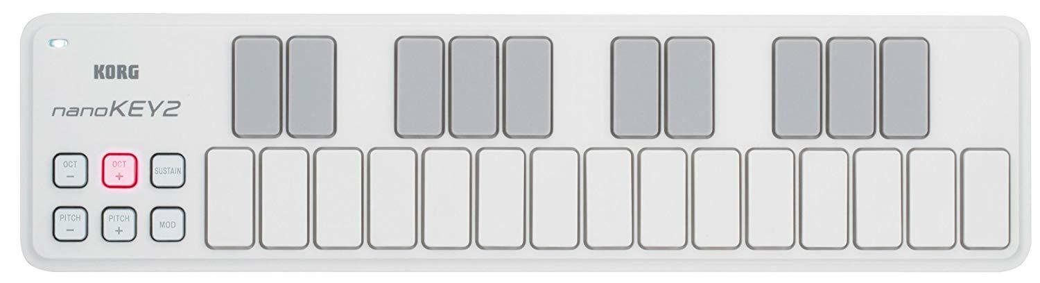 KORG USB MIDI Keyboard Controller nanoKEY2 White New in Box