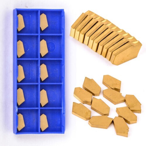 10pcs ZQMX 3N11-1E SP300 GTN-3 3mm Cut-Off Grooving Carbide Inserts CNC Tool