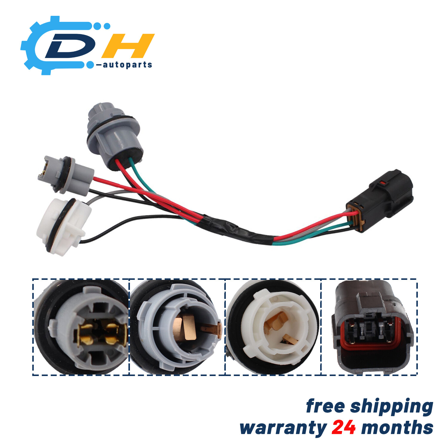 New Tail Lamp Socket and Wire Harness for Tucson 2016 2017 2018 USA
