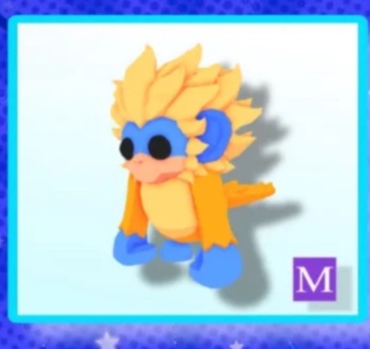 Adopt A Pet from Me - Mega Super Saru *FAST DELIVERY* Mega Neon