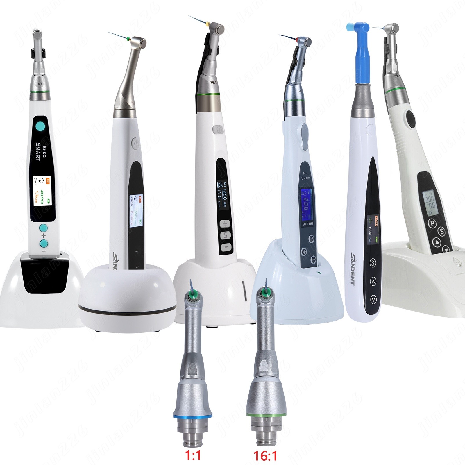 Dental Wireless Endo Motor LED 16:1 Root Canal Treatment / 1:1 16:1 Head