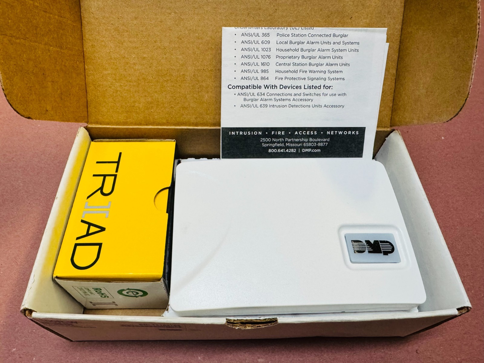DMP 1100R-W Wireless Repeater with Transformer White ⭐NEW⭐