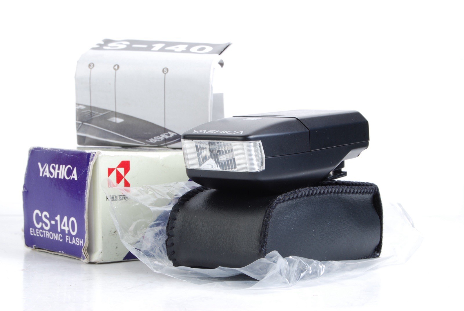 Yashica CS-140 Shoe Mount Flash For Samurai, 200-AF, 230-AF Cameras TESTED