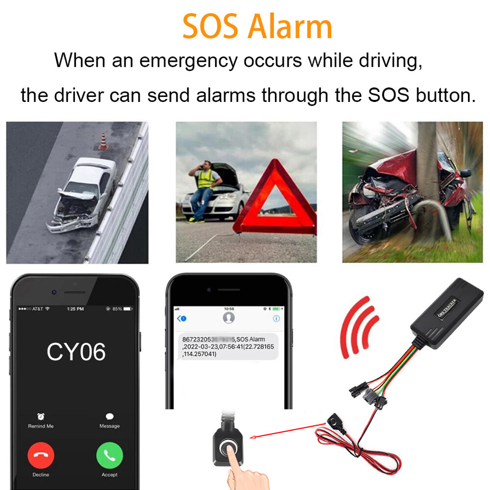 New Car GPS Tracker Real-time Tracking Locator Device Remote Control Anti Theft