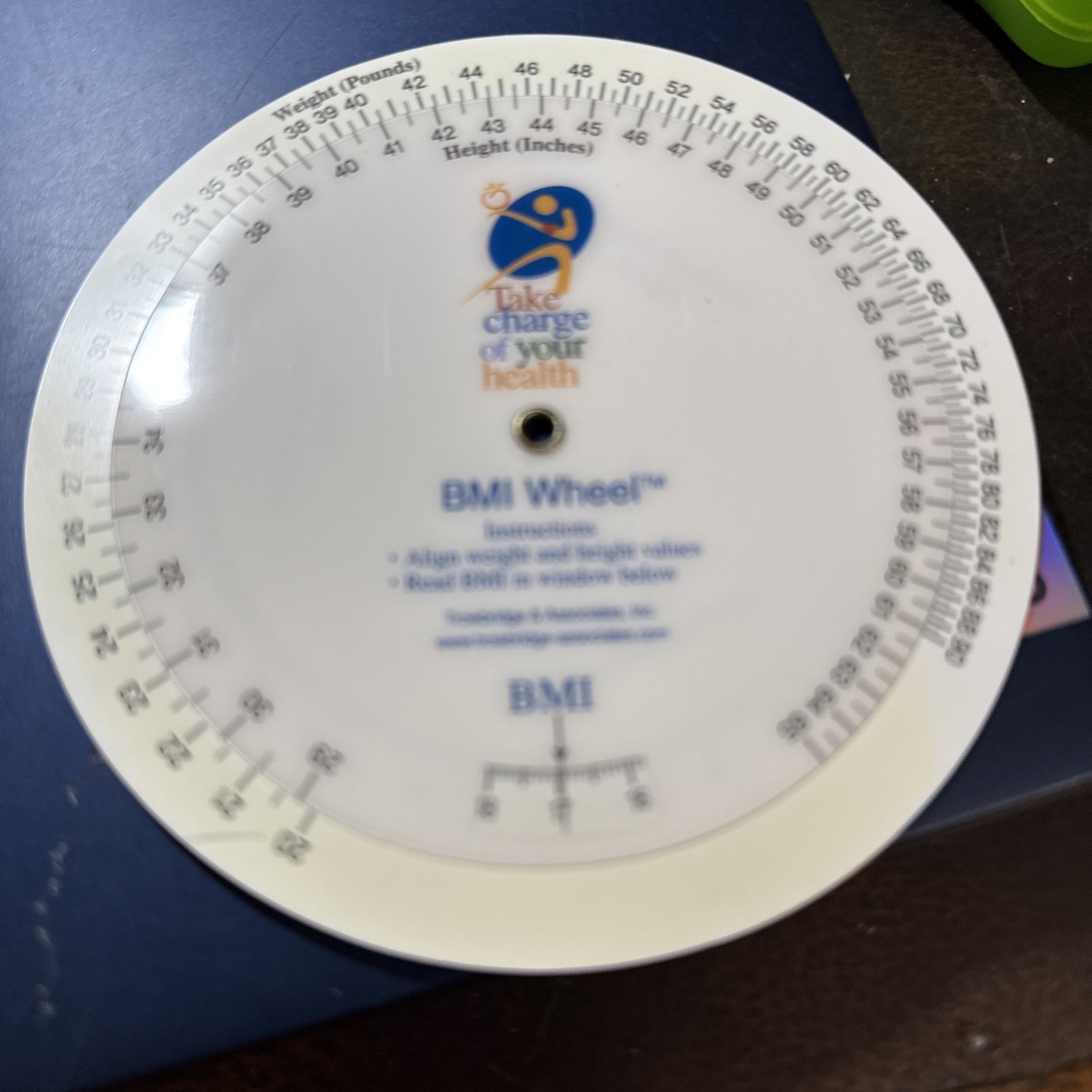 Take Charge Of Your Health  BMI Wheel