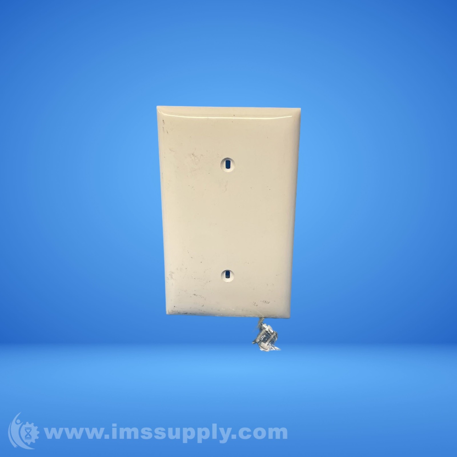 Hubbell 1-Gang Box Mount Blank Wall Plate FNIP