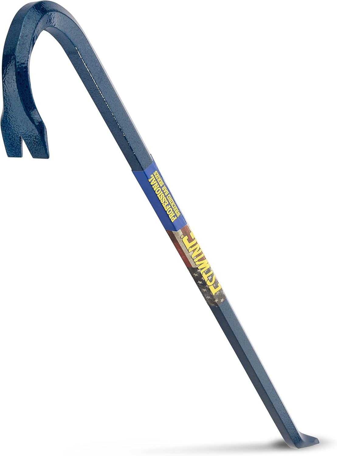 Gooseneck Wrecking Bar - 3/4" X 30" USA Made Pry Bar with Angled Chisel End & Fo