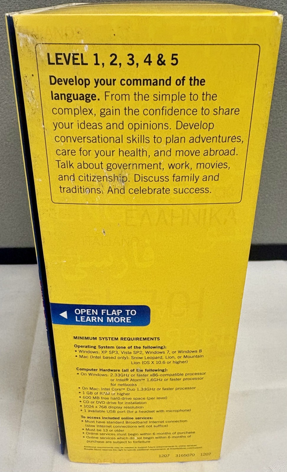 Rosetta Stone Italian Language Software Version 4 – Levels 1–5 – PC/Mac New