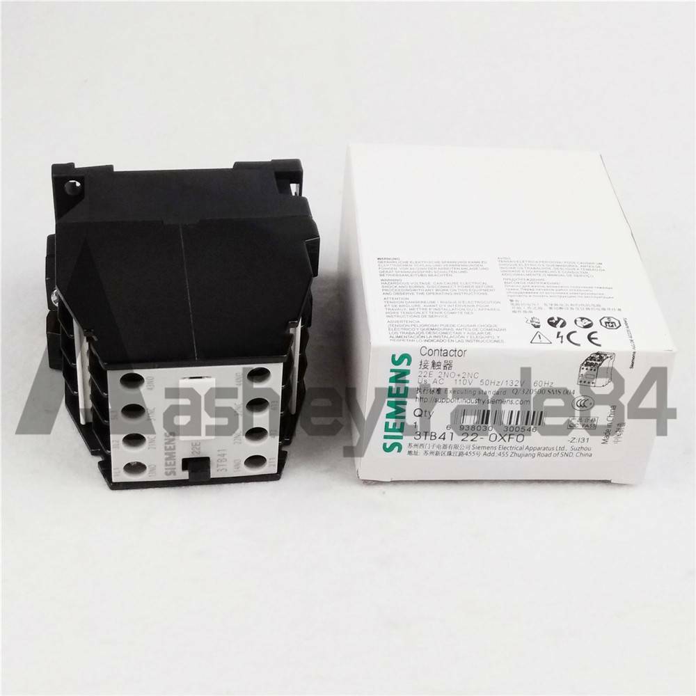 ONE New Siemens 3TB4122-0XF0 AC110V AC contactor