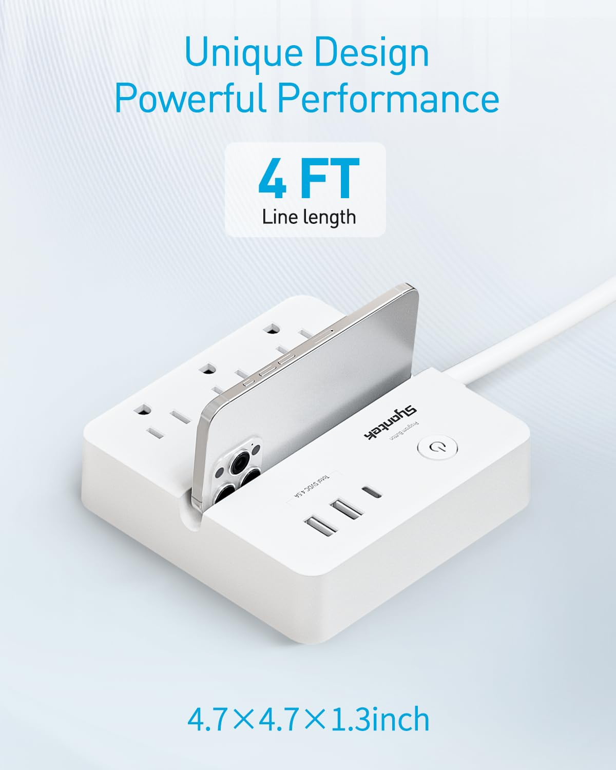 Remote Control Power Strip with 3 RF Controlled Outlets Surge Protector Power...