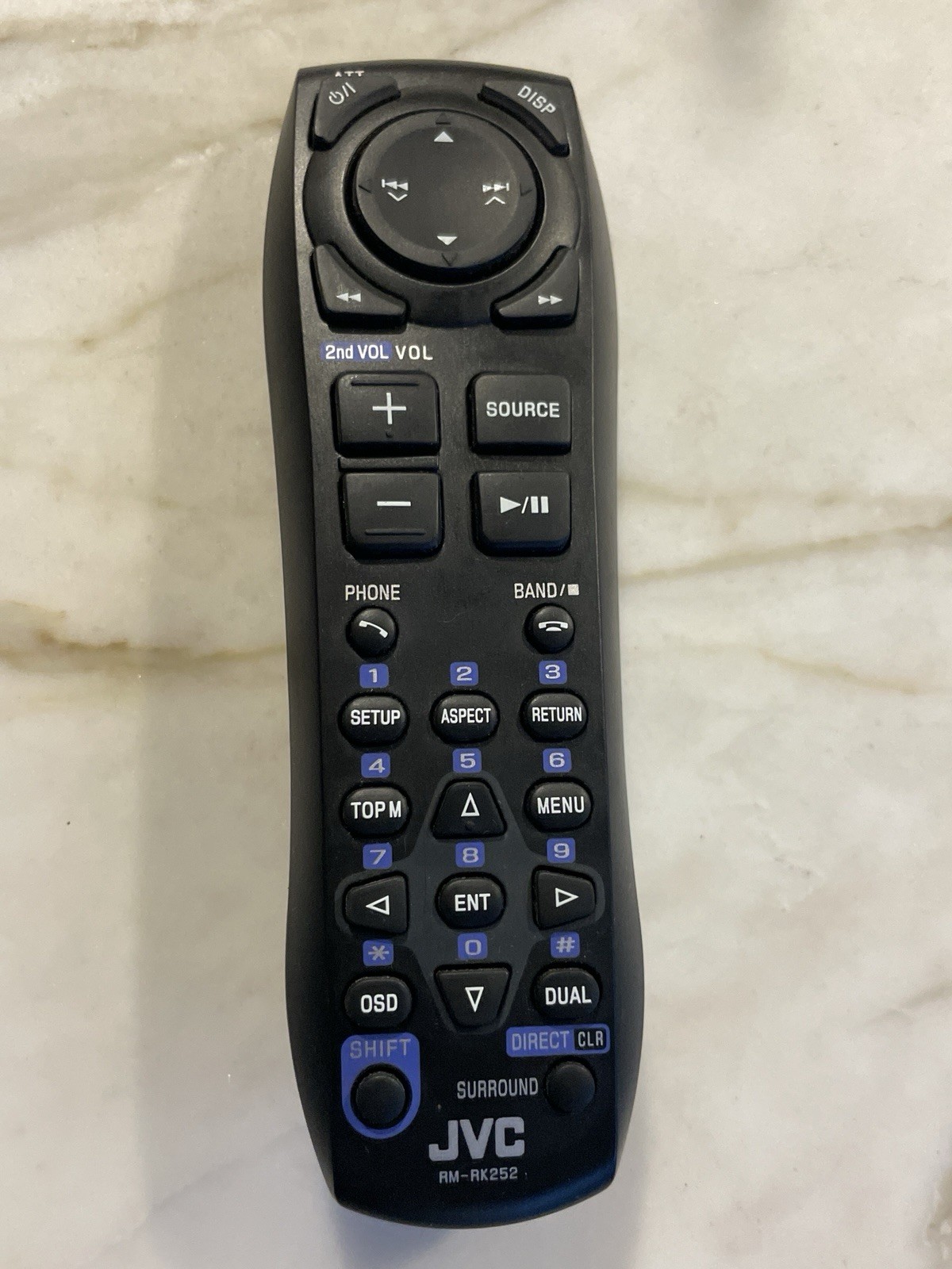 JVC RM-RK252 REMOTE CONTROL JVC RM-RK252 CONTROL REMOTE JVC RM-RK252 REMOTE OEM