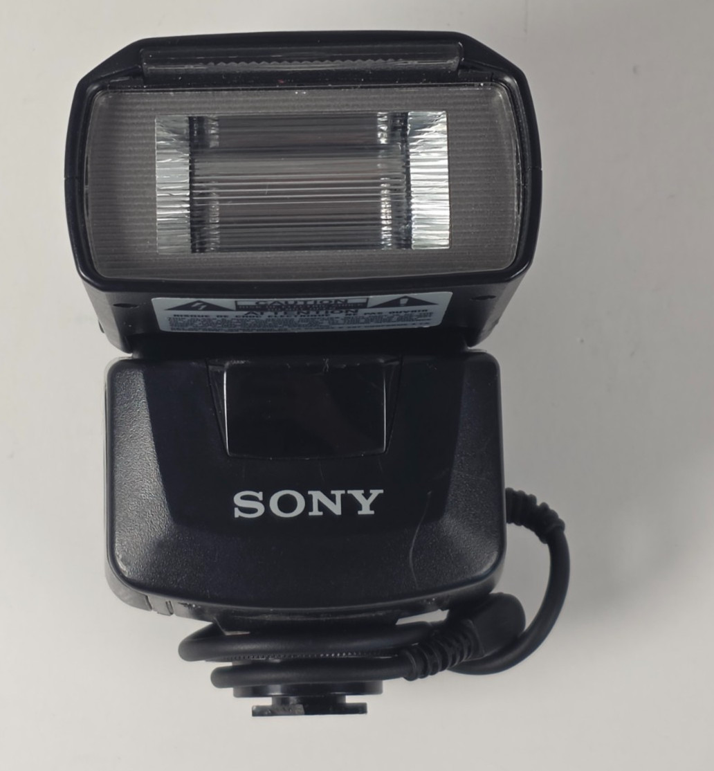 Sony HVL-F1000 External Flash Unit for Sony Mavica Cyber-shot Cameras - Tested