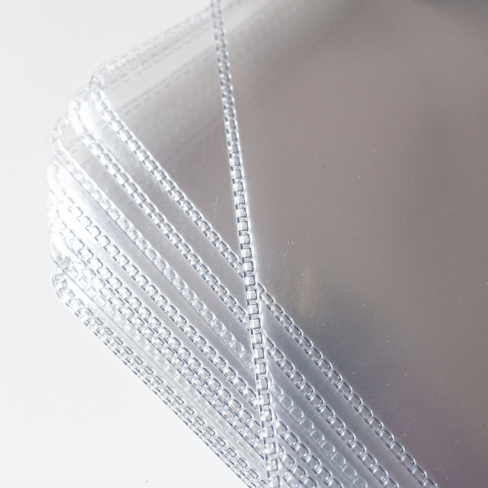 Premium 12 inch PVC Outer Sleeves for Vinyl LP Records Thumb Cut 140Mu Stitched