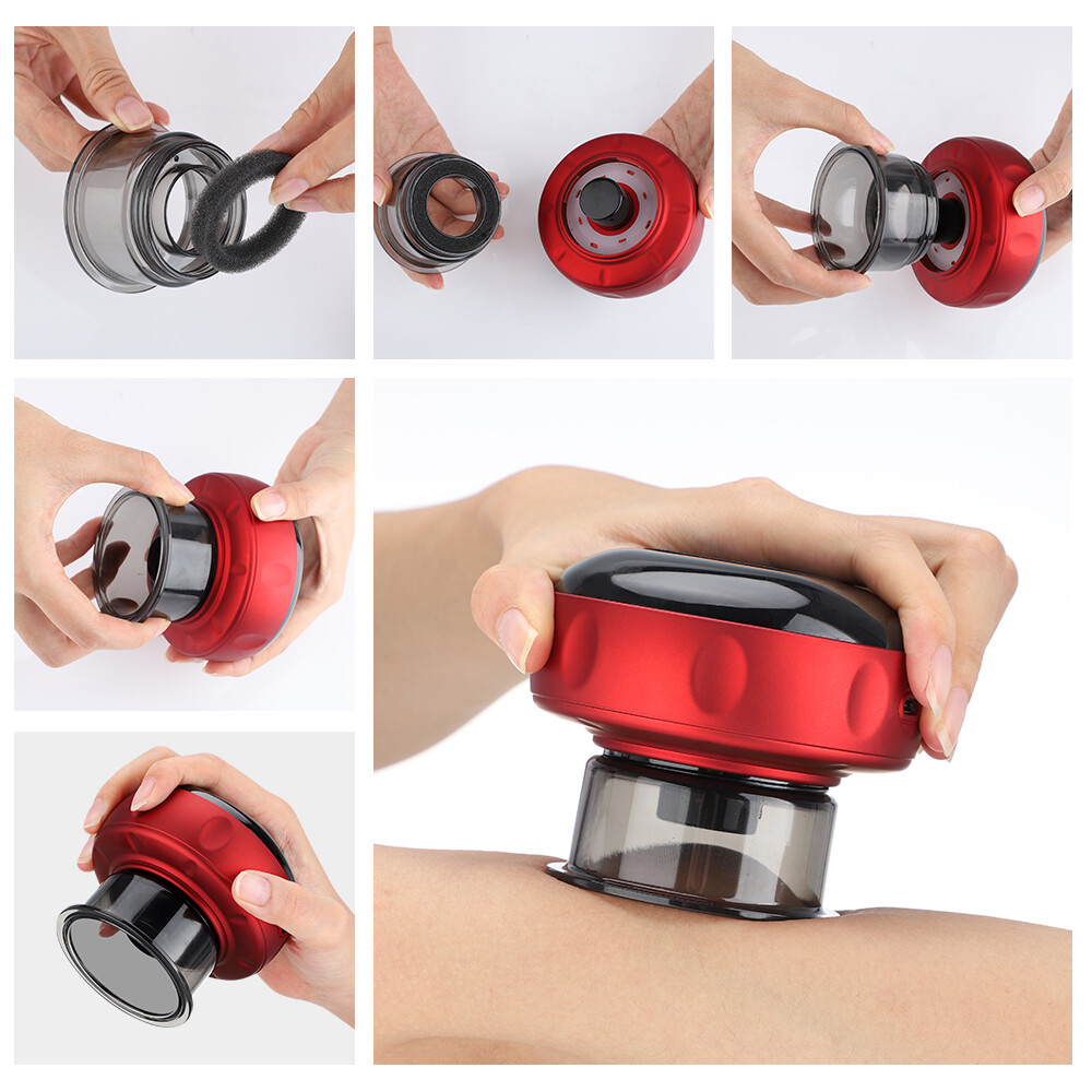 Smart Electric Cupping Massage Suction Vacuum Scraping Therapy Machine USB Plug