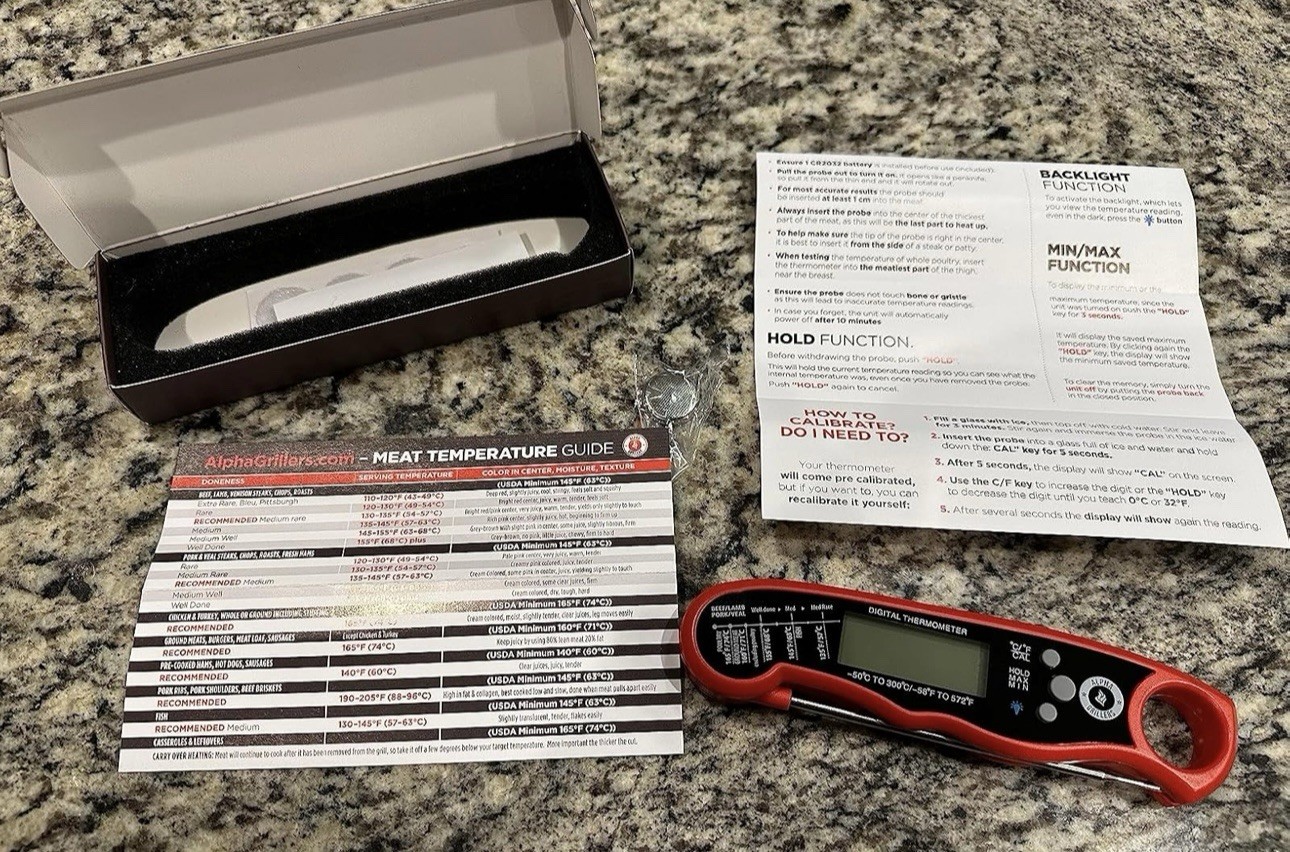 Brand New Meat Thermometer Digital -Read Food Thermometer BBQ Accessories Gifts
