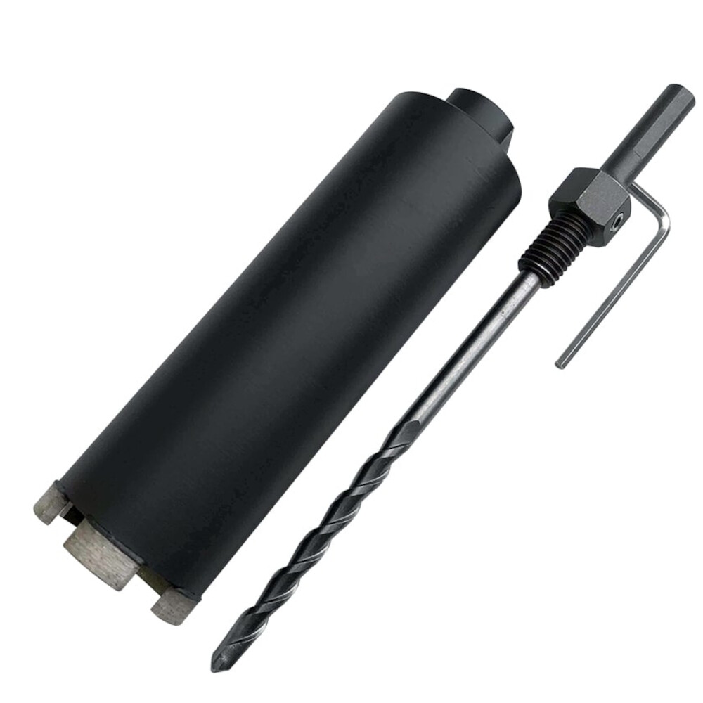 Dry/Wet Multipurpose Core Bit, 6" Drilling Depth, 1/2" Shank Pilot Bit Adapter